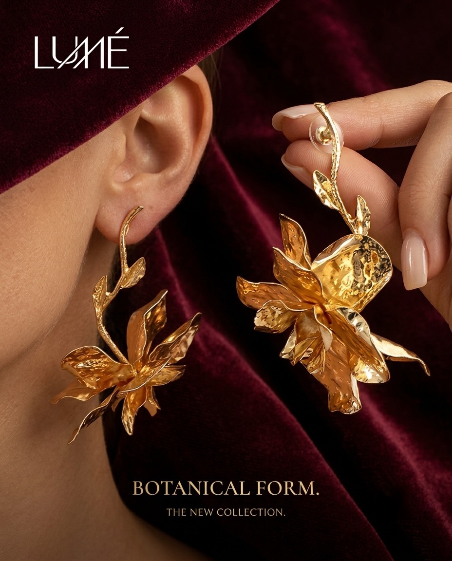 IMG_9383 Botanical Lily Drop Earrings - Image 1