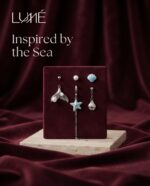⁦Aqua Cascade Ear Stacks⁩ - الصورة ⁦3⁩